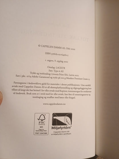 Tollak til Ingeborg, Tore Renberg