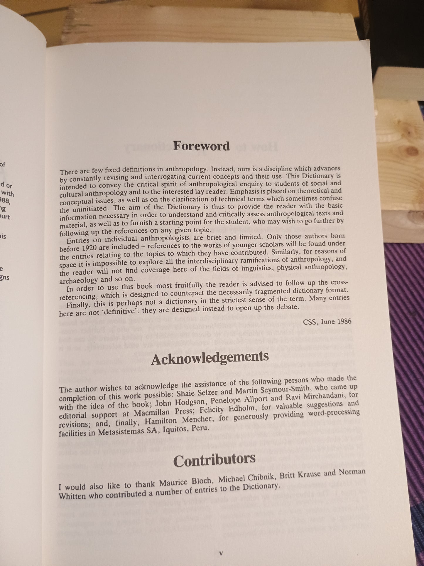 Palgrsve dictionary of anthropology, Charlotte Seymour-Smith