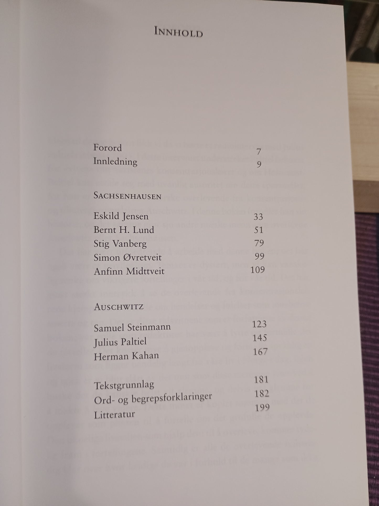 Tidsvitner: Fortellinger fra Auschwitz og Sachsenhausen, Jacob Lothe og Anette Storeide (red.)