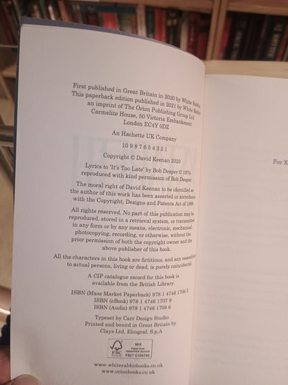 Xstabeth, David Keenan