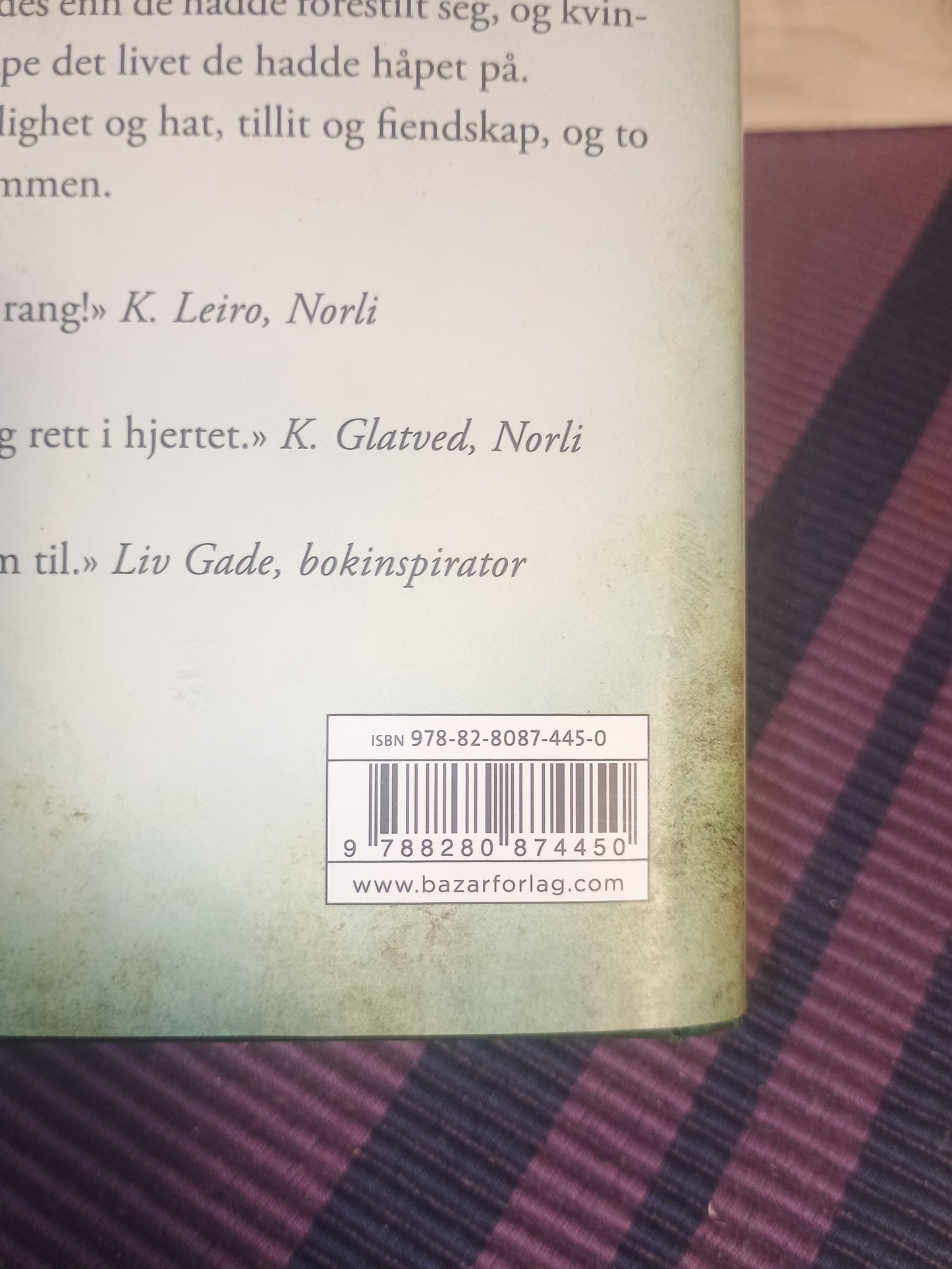 Den lange hvite skyens land, Sarah Lark