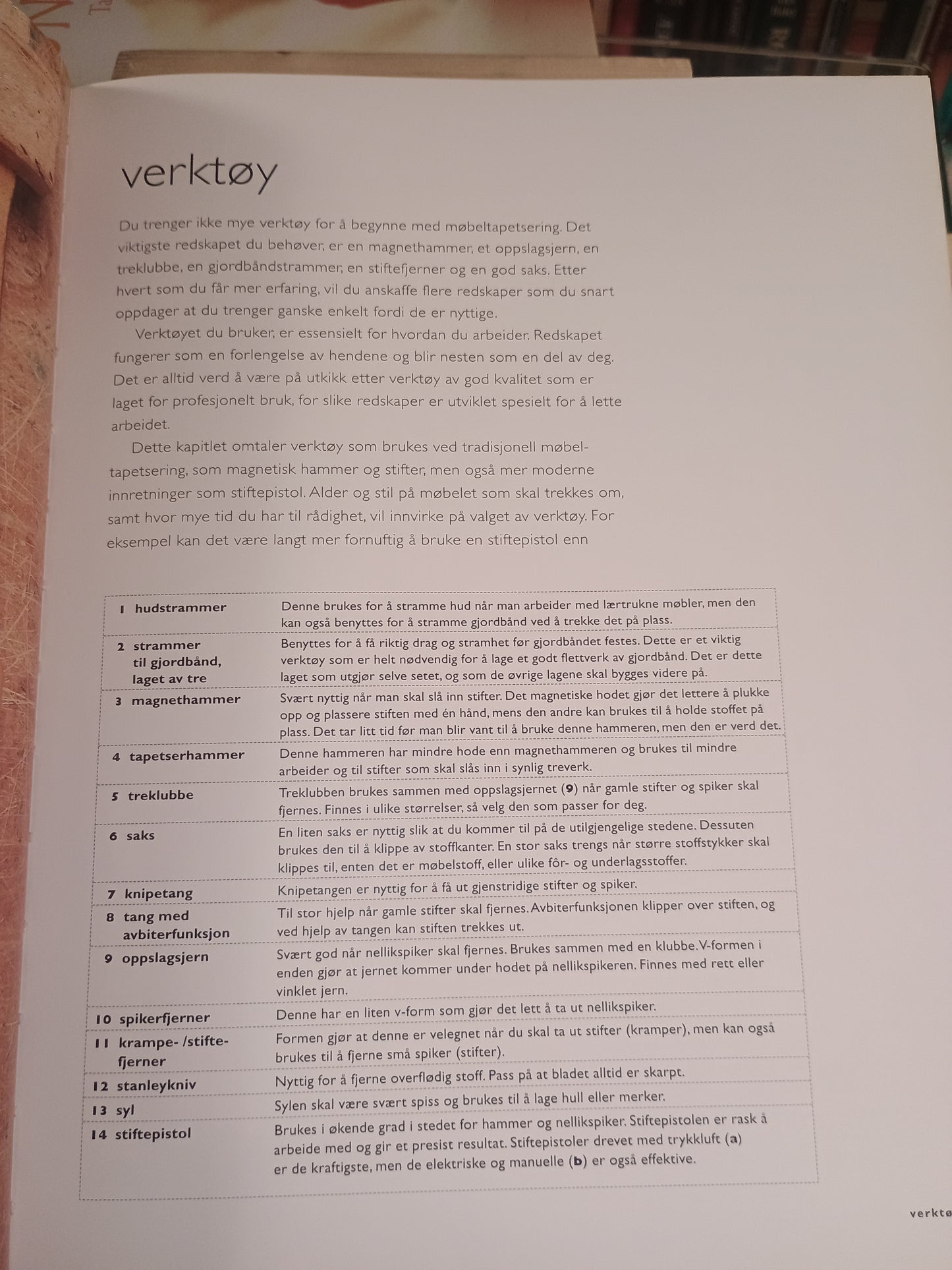 Møbeltapetsering: Verktøy - Stoffer - Reparasjoner, Nicole Fulton og Stuart Weston