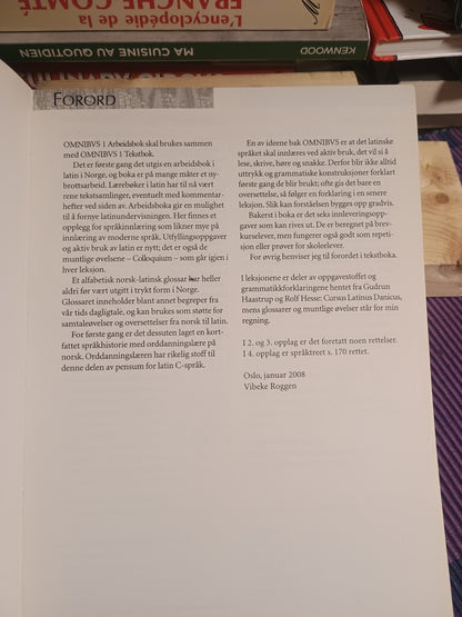 Omnibus 1: Arbeidsbok. Vibeke Roggen