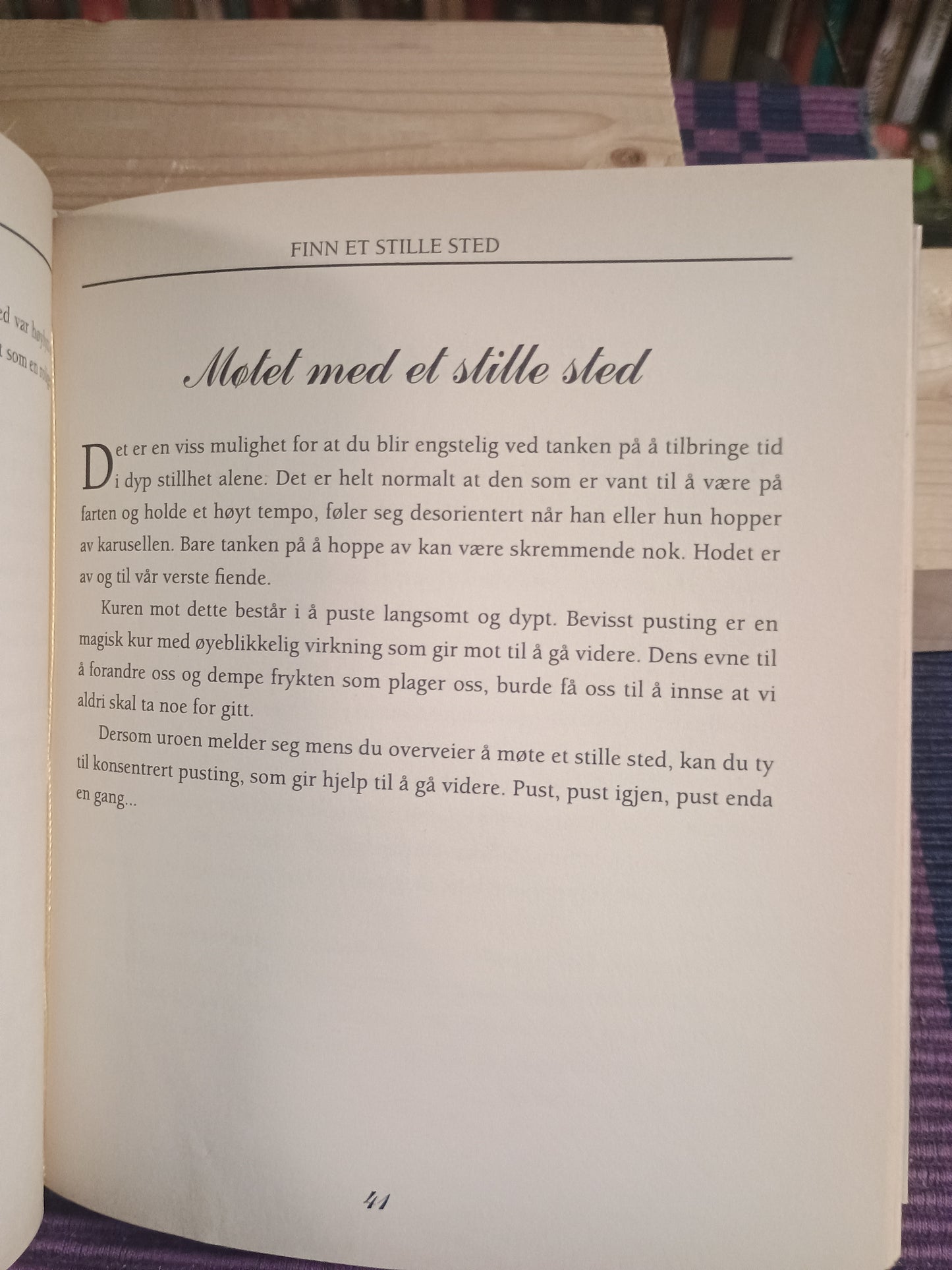 Finn et stille sted, Nancy O'Hara
