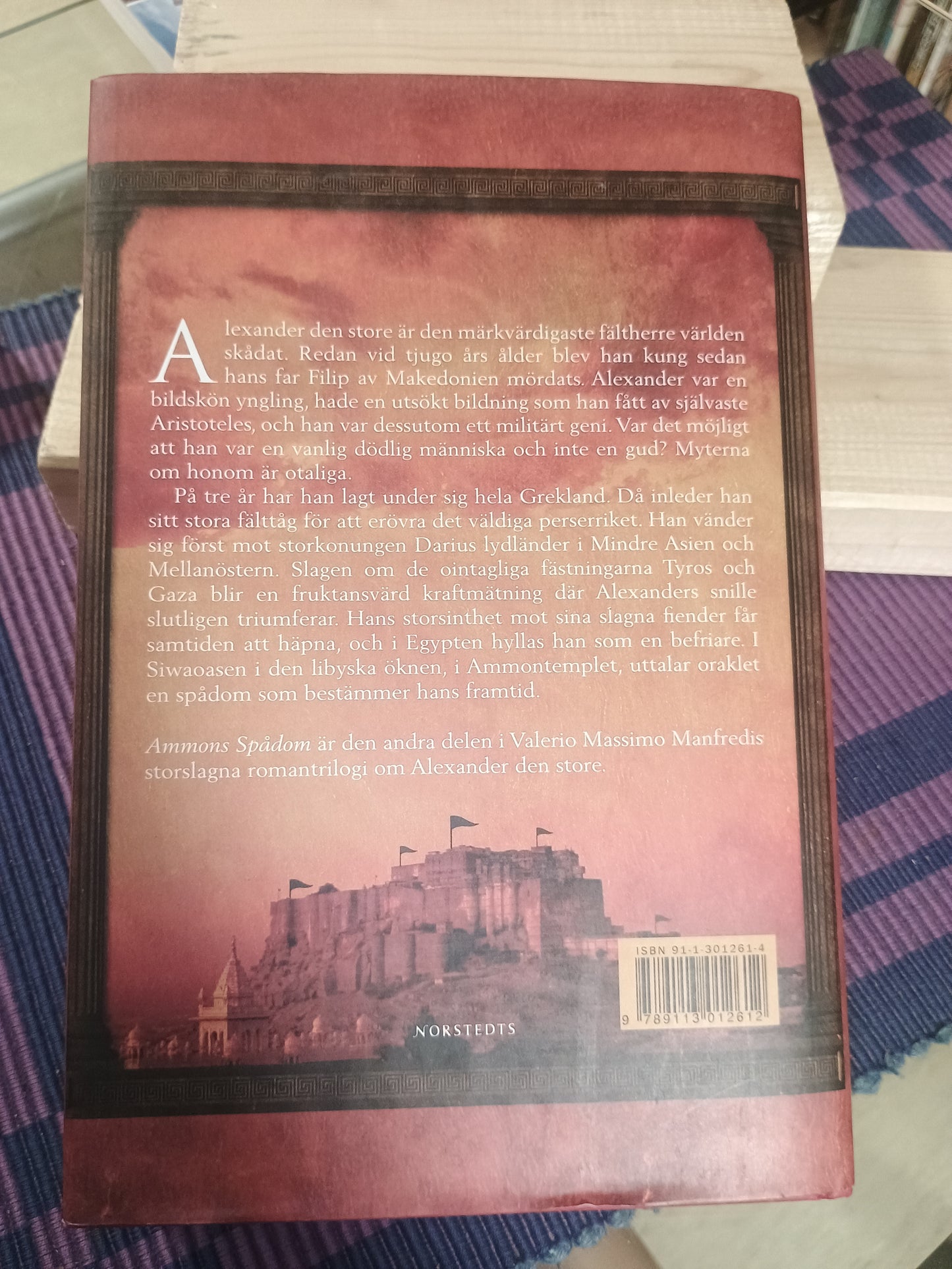 Alexander: Ammons spådom, Valerio Massimo Manfredi (svensk utgave)