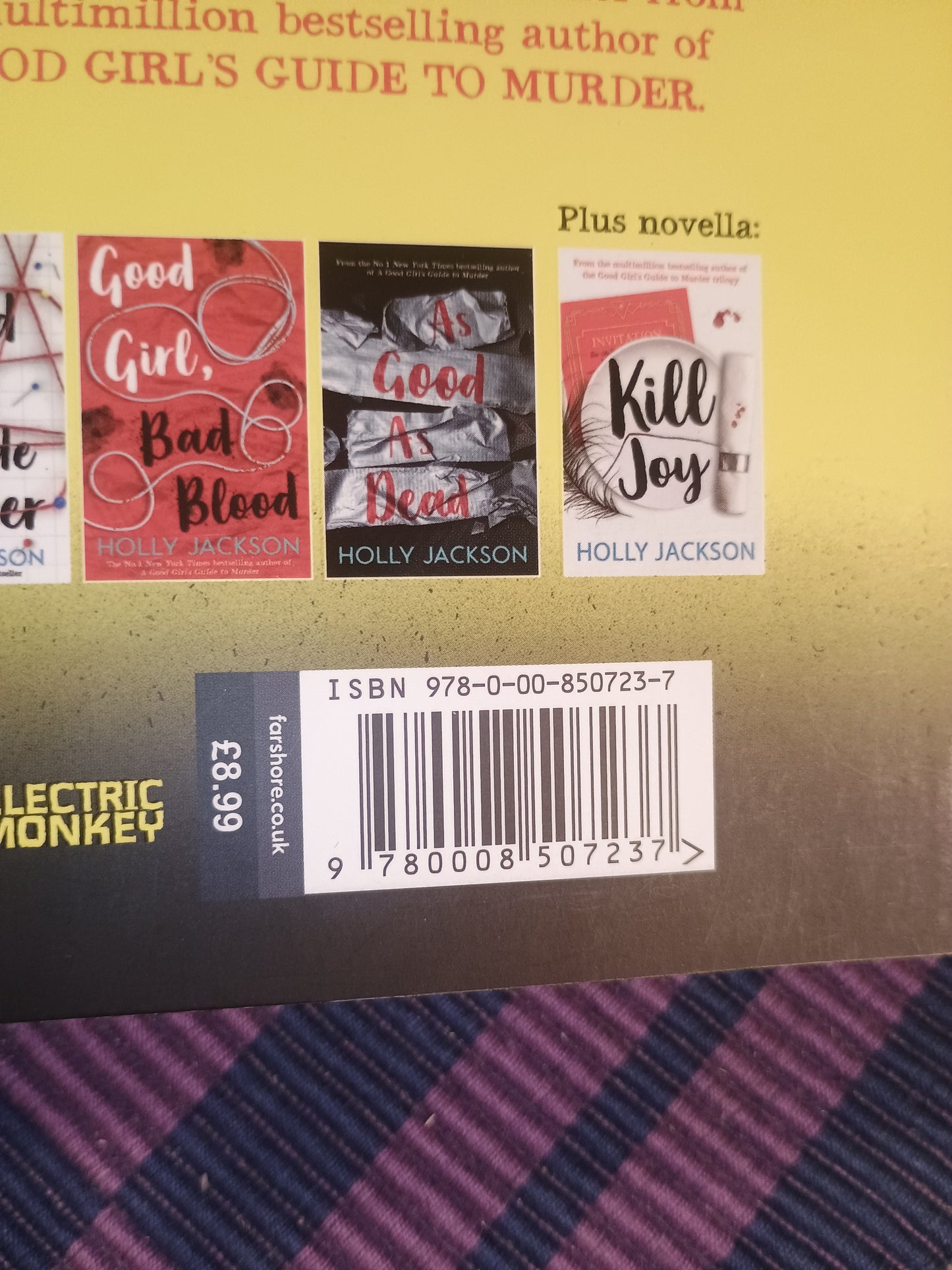 Five survive, Holly Jackson