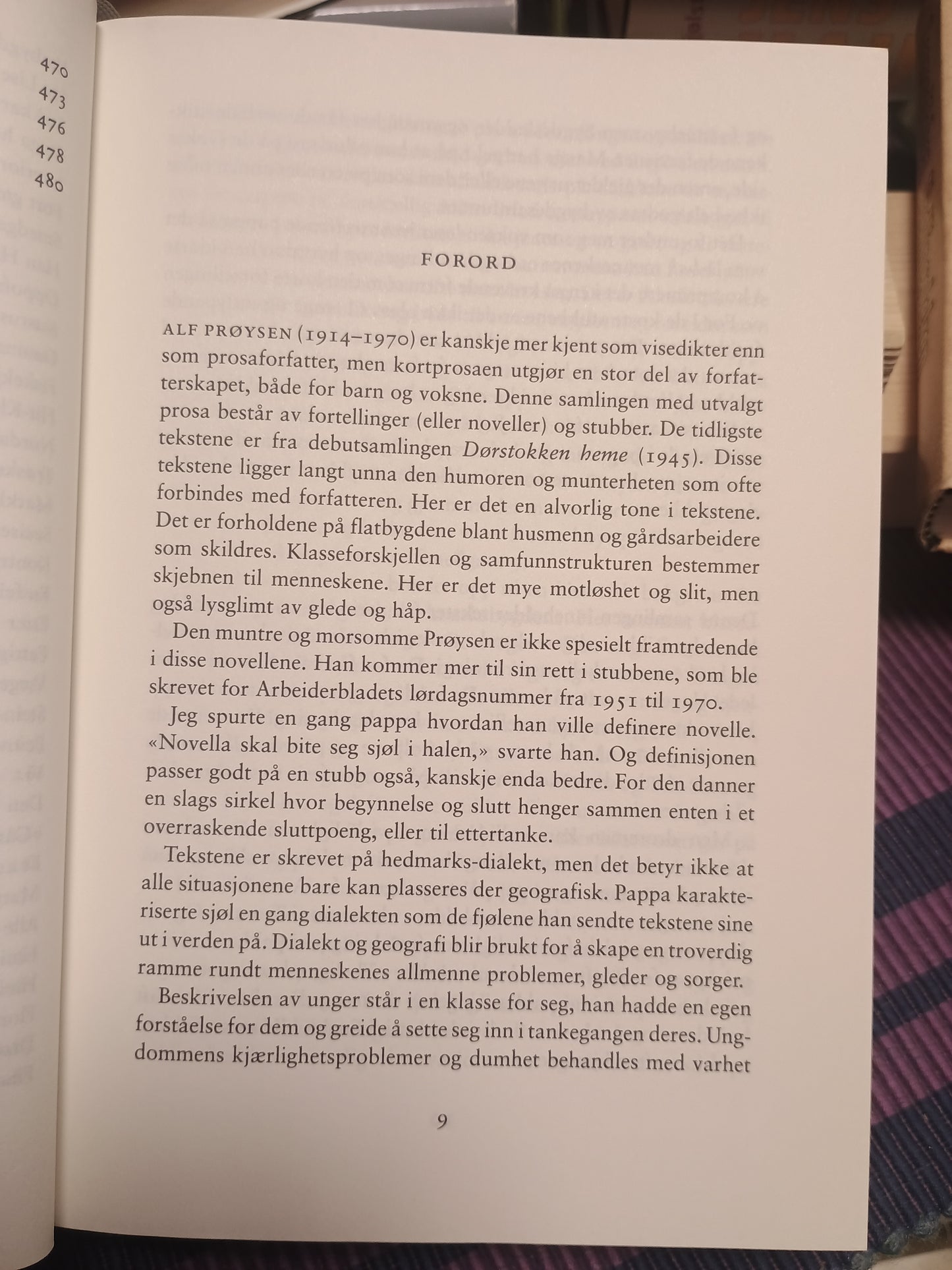 Prøysen i prosa, Alf Prøysen