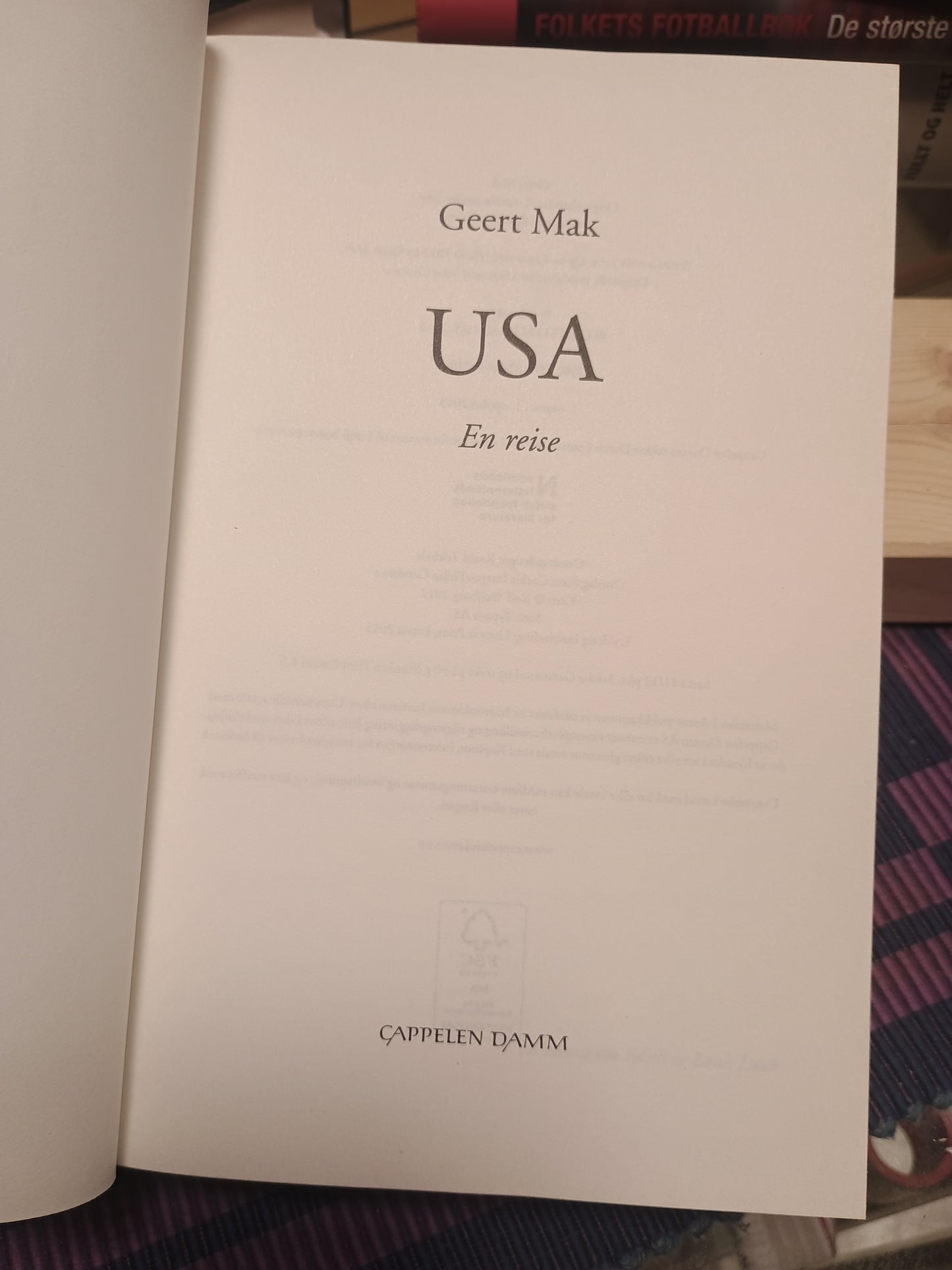 USA: En reise, Geert Mak