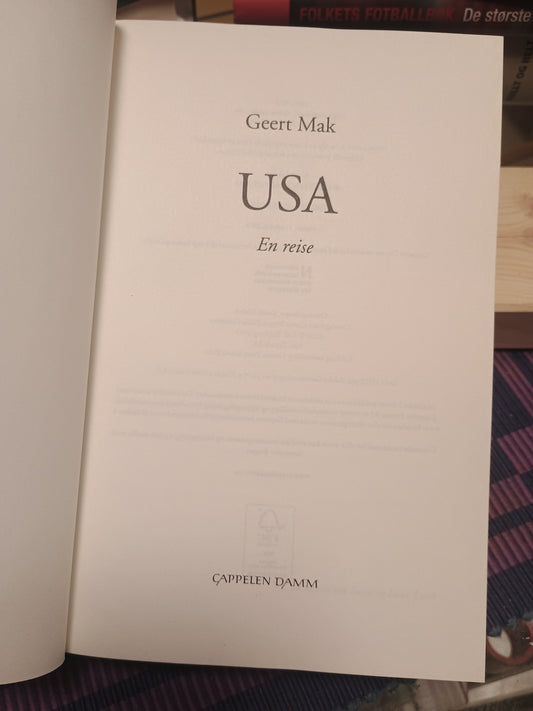 USA: En reise, Geert Mak