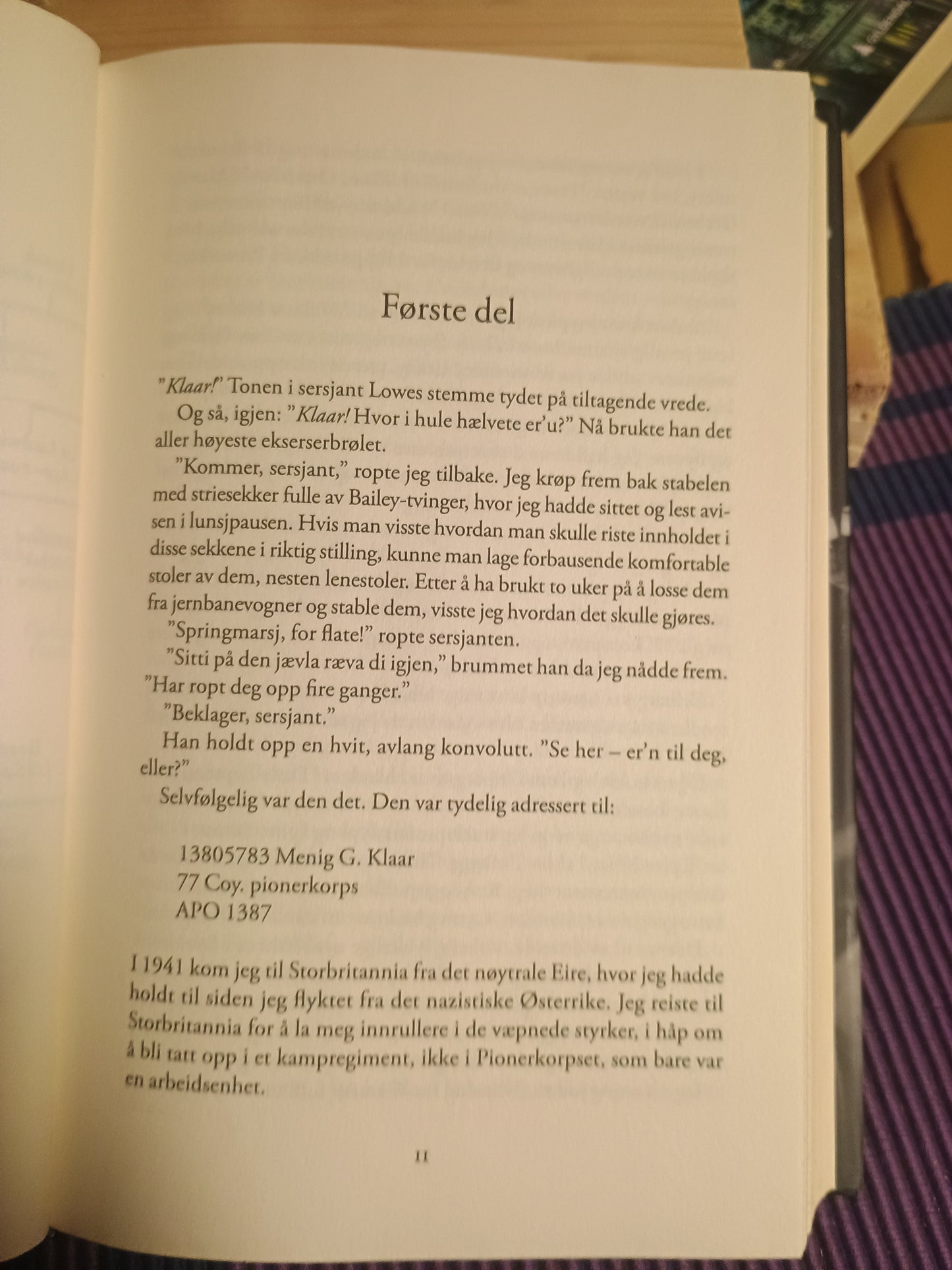 Siste vals i Wien, George Clare