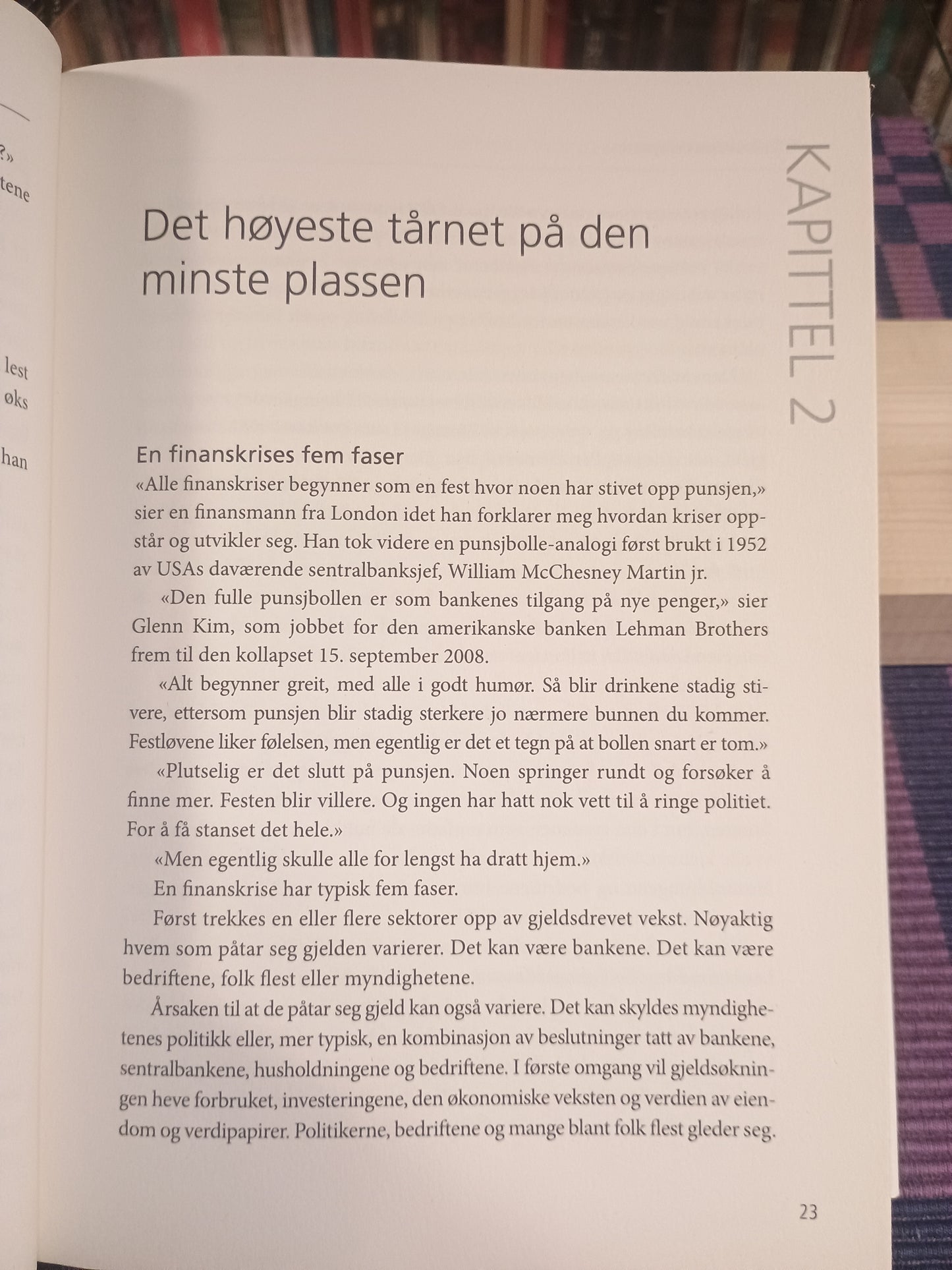 På finanskrisens slagmark, Svein Harald Øygard