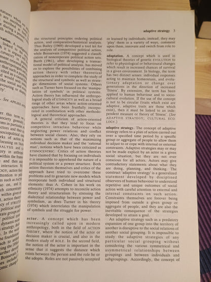 Palgrsve dictionary of anthropology, Charlotte Seymour-Smith
