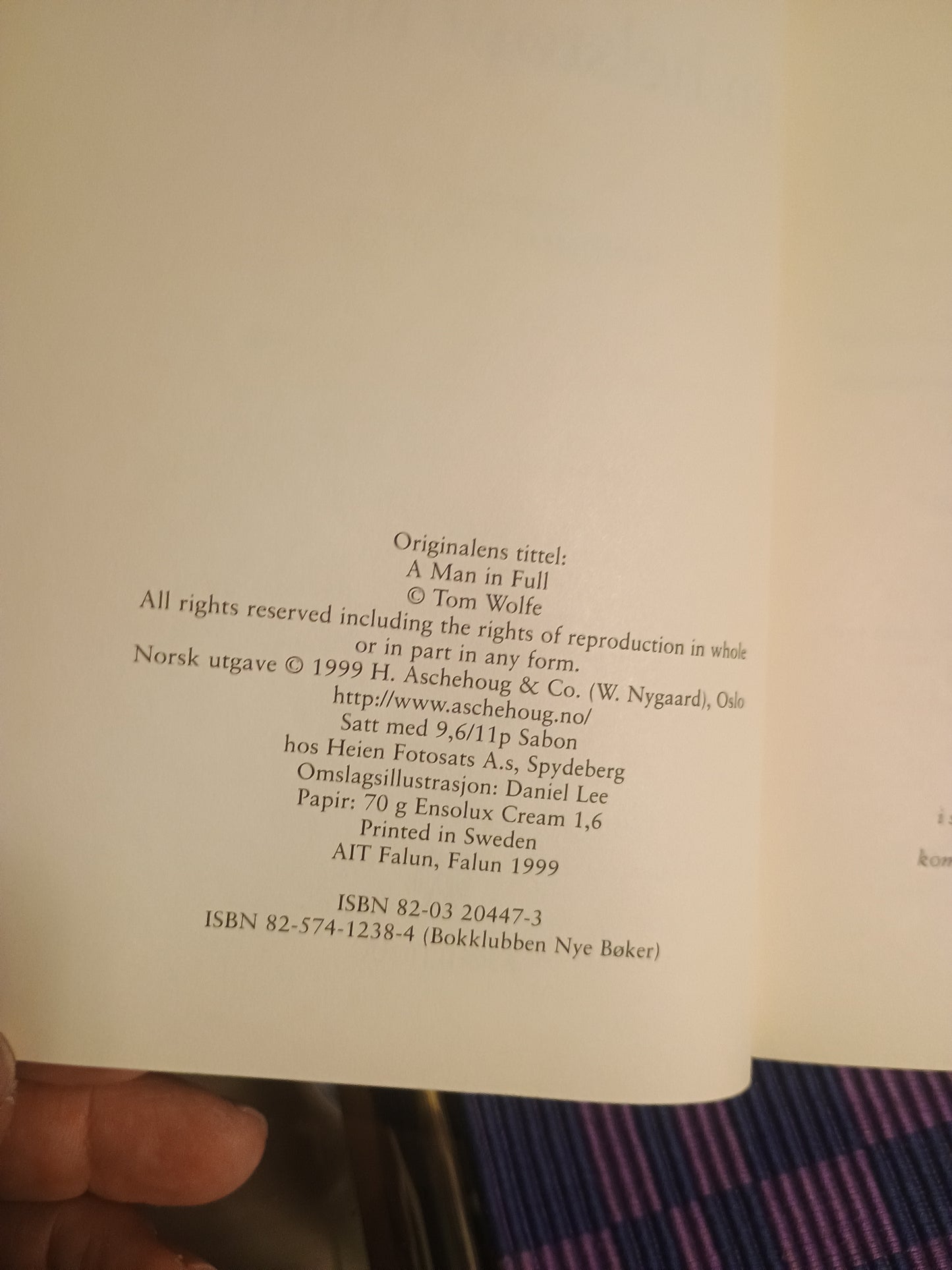 En helstøpt mann, Tom Wolfe