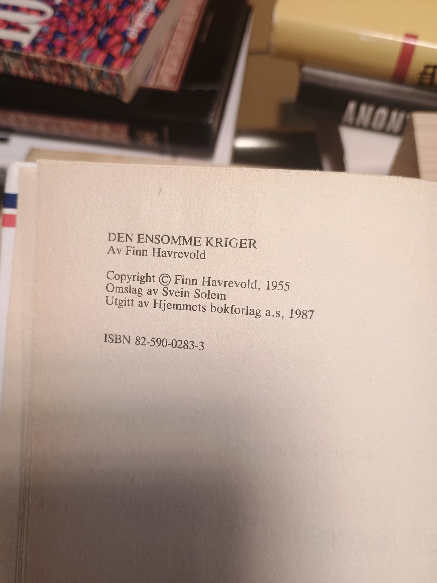 Den ensomme kriger, Finn Havrevold