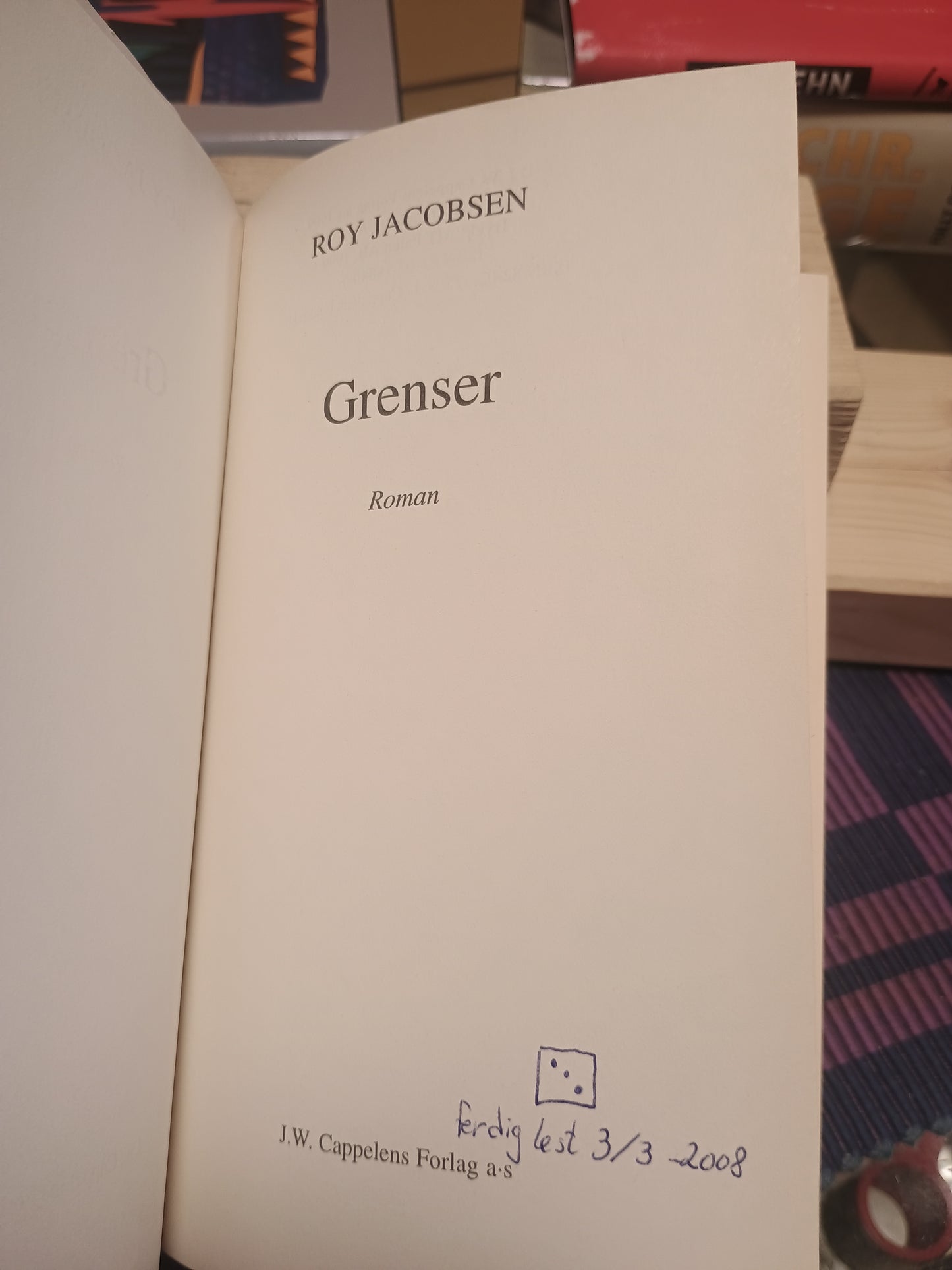 Grenser, Roy Jacobsen