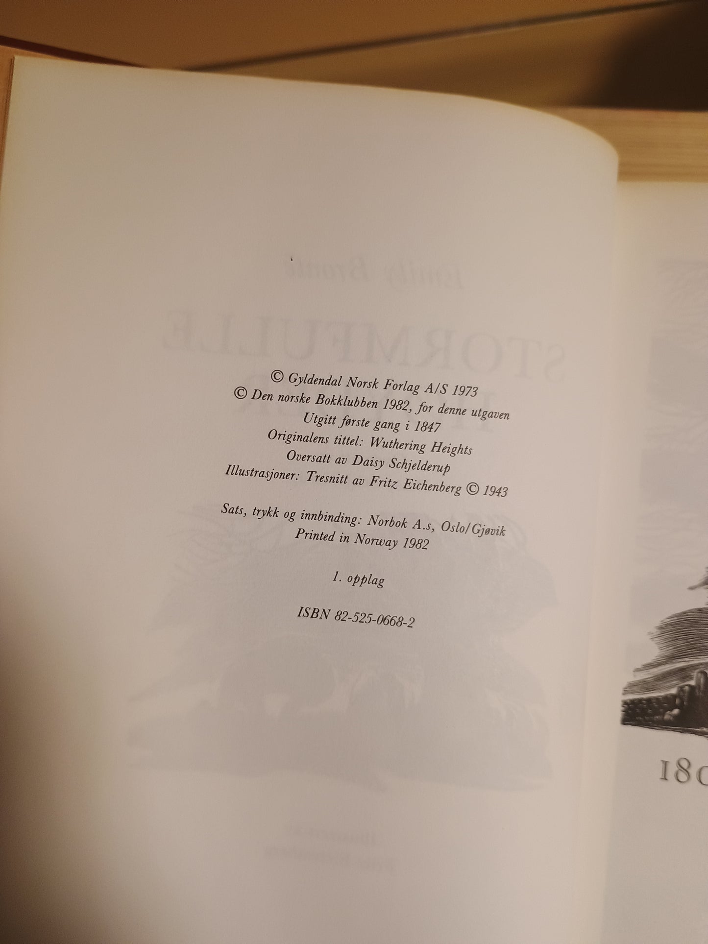 Stormfulle høyder. Emily Brontë