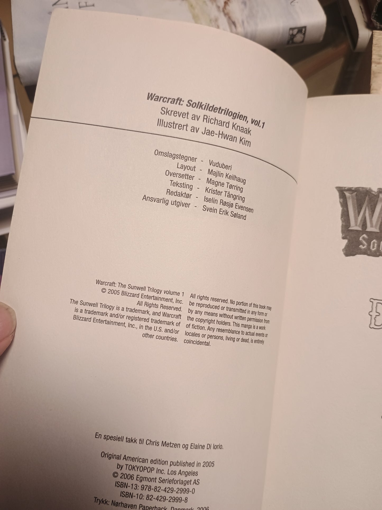 Warcraft: Solkildetrilogien, bok 1, Richard Knaak