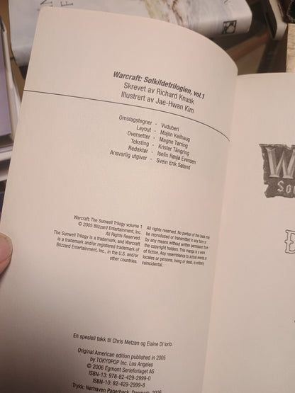 Warcraft: Solkildetrilogien, bok 1, Richard Knaak