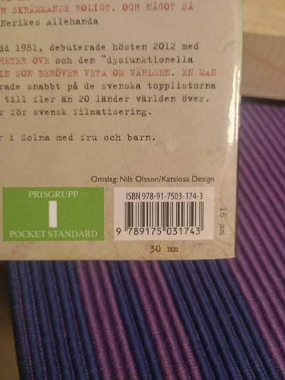 En man som heter Ove, Fredrik Backman