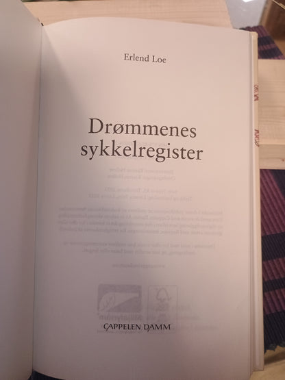 Drømmenes sykkelregister, Erlend Loe