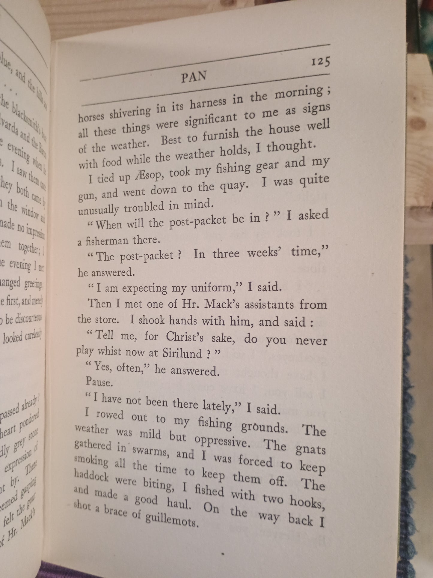 Pan, Knut Hamsun