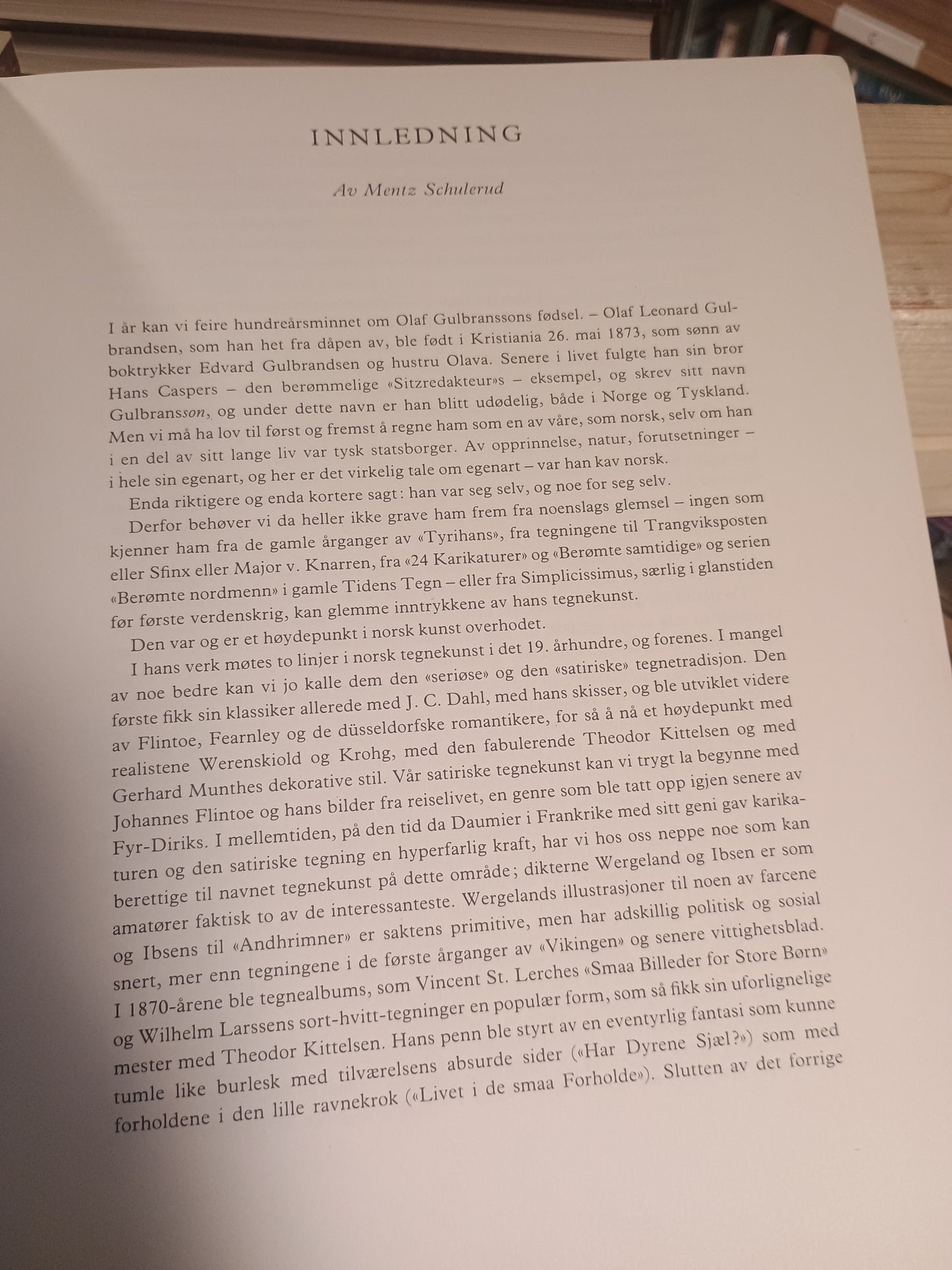 Det var engang, Olaf Gulbransson